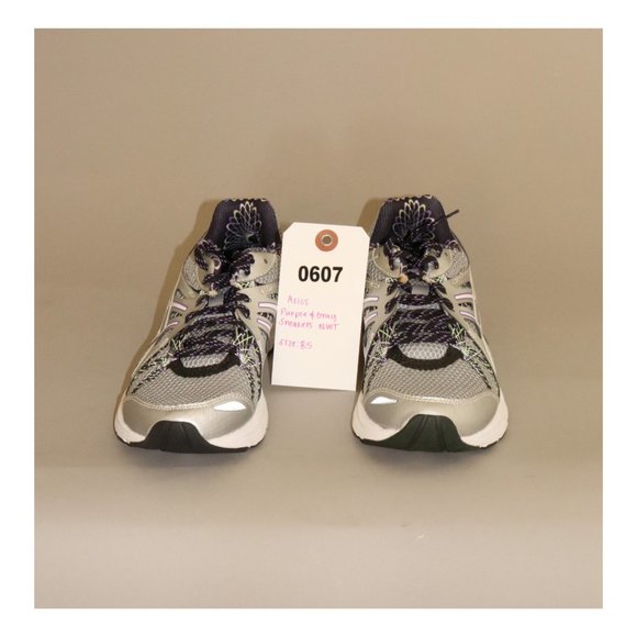 Asics Purple & Gray Running Sneakers NWT Size 8.5 - Picture 4 of 9